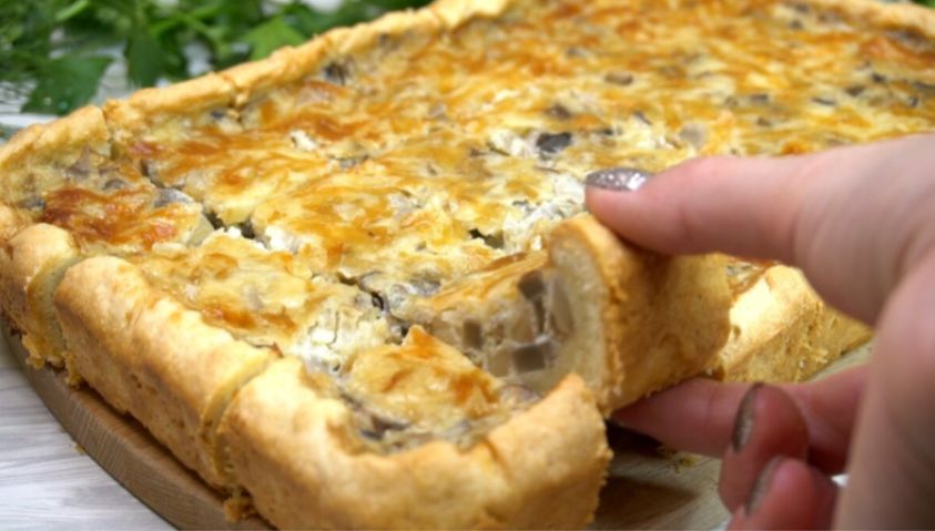 Киш с грибами: восхитительное угощение для ваших застолий