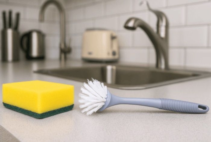 Губка против щётки: выбери оптимальный помощник для мытья посуды
