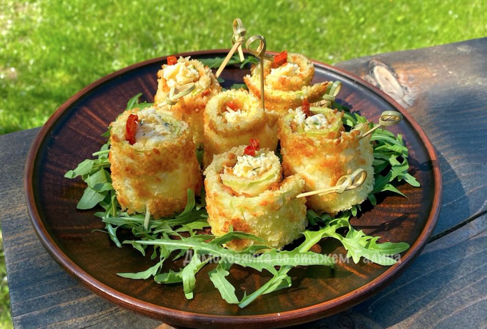 Кабачковые рулетики: уникальный рецепт для вкусной закуски