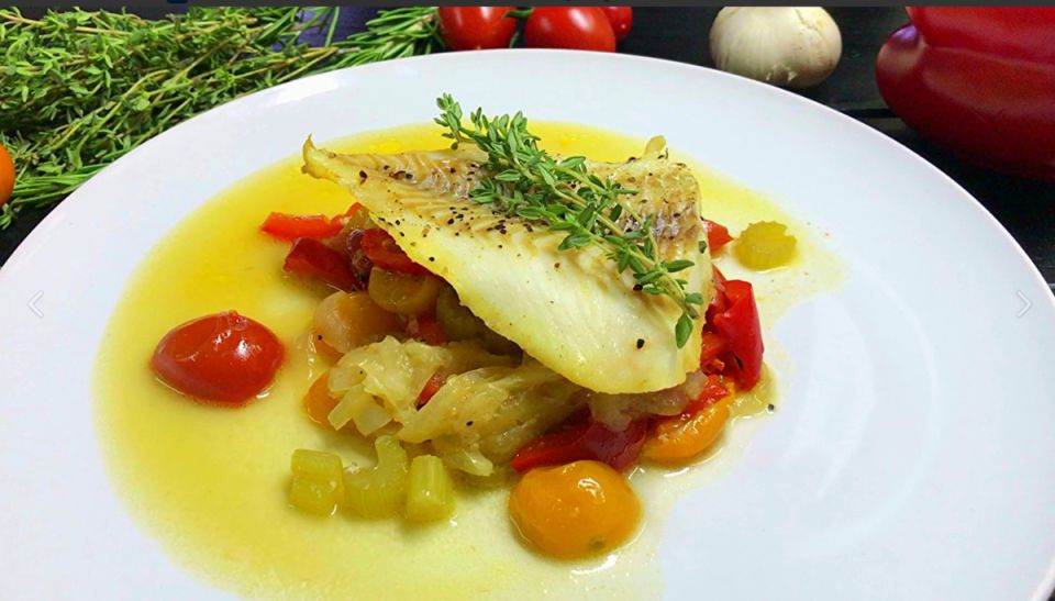 Изысканная рыба на пару: полезное блюдо с овощами для гурманов