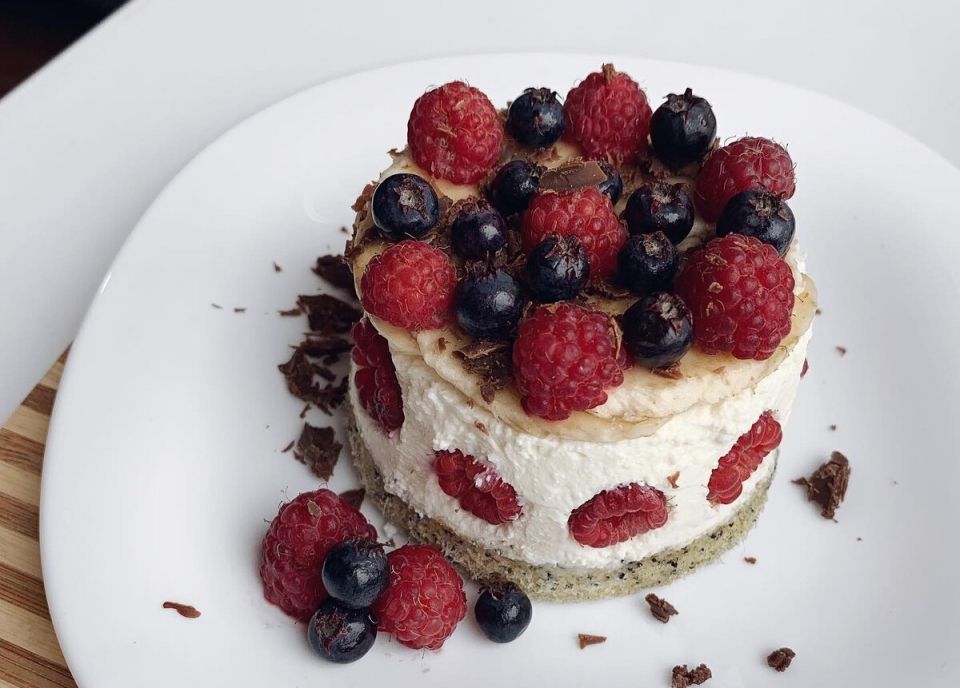 Скоростной творожный десерт за 5 минут