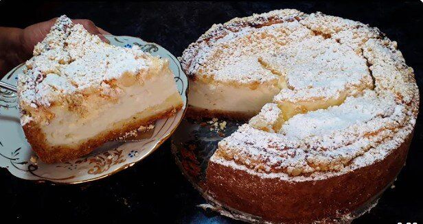 восхитительный нежный йогуртовый пирог для чая