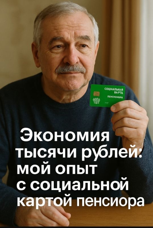 Как социальная карта пенсионера помогает экономить сотни рублей
