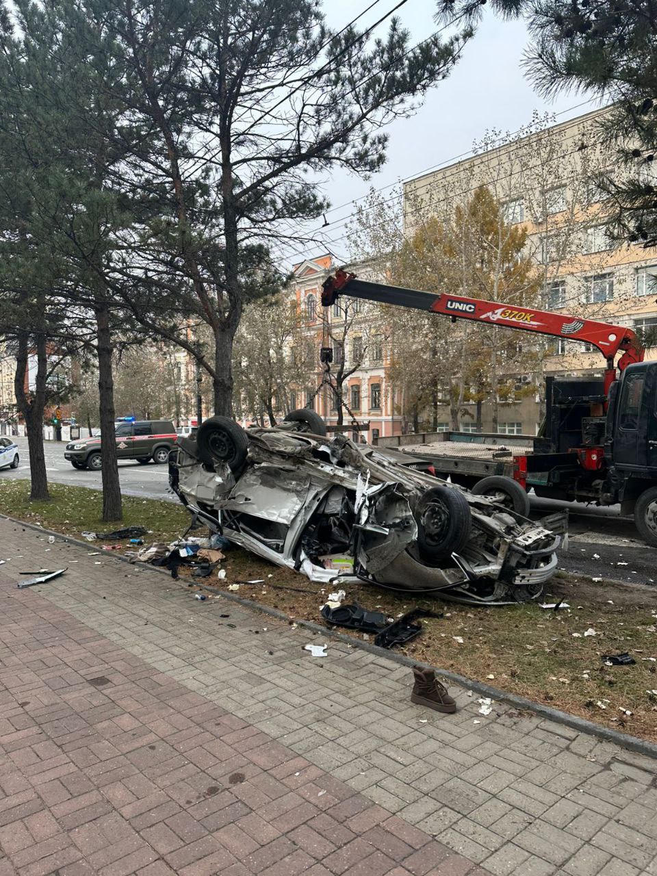 Прокуратурой Центрального района г. Хабаровска организовано проведение проверки по факту дорожно-транспортного происшествия, в результате которого погибло 3 человека Прокуратурой Центрального района г. Хабаровска организовано проведение проверки по факту дорожно-транспортного происшествия, в результате которого погибло 3 человека