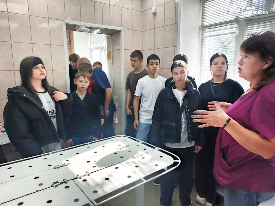 Школьники Хабаровска заглянули «за кулисы» ветеринарной службы Школьники Хабаровска заглянули «за кулисы» ветеринарной службы
