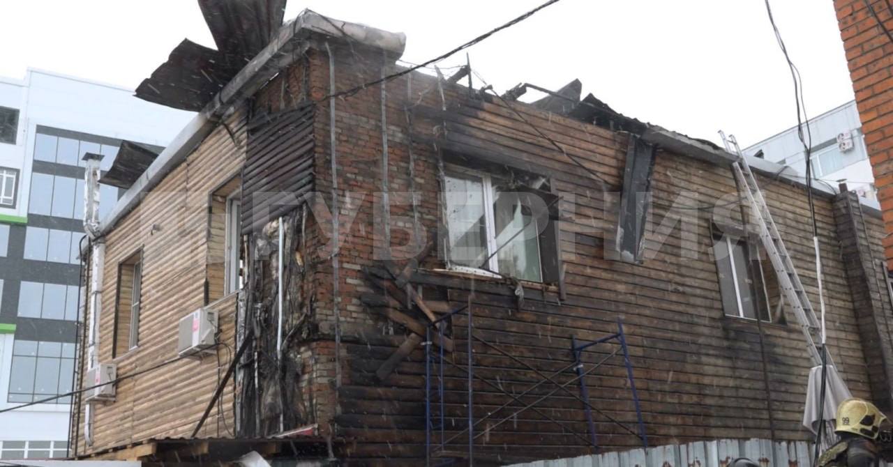 Пожар в сауне на улице Выборгской произошел сегодня утром