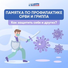 Памятка по профилактике ОРВИ и гриппа