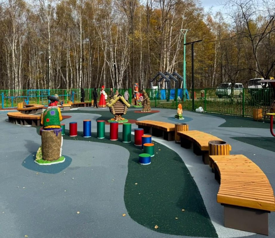 Благоустройство общественных пространств в Хабаровском крае близится к завершению Благоустройство общественных пространств в Хабаровском крае близится к завершению