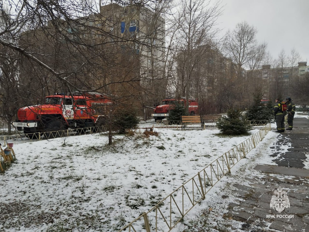 Дети спасены, пожар потушен Дети спасены, пожар потушен