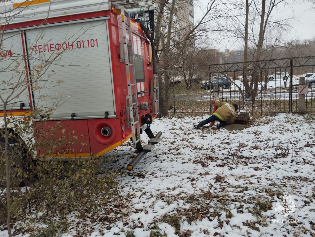 Дети спасены, пожар потушен