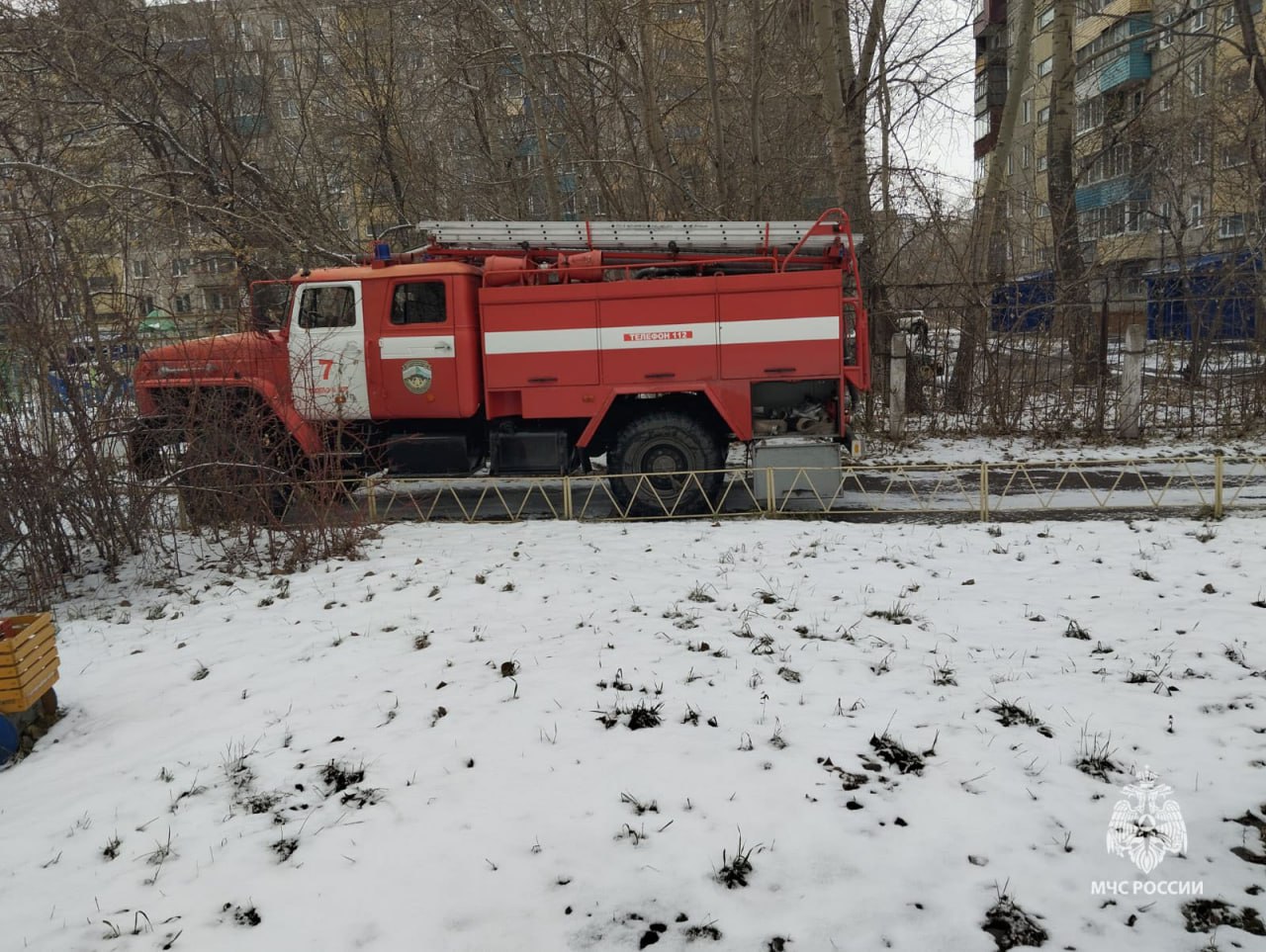 Дети спасены, пожар потушен Дети спасены, пожар потушен