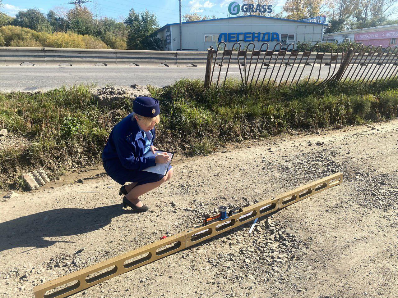 В Хабаровске после вмешательства прокуратуры будет отремонтирована дорога местного значения