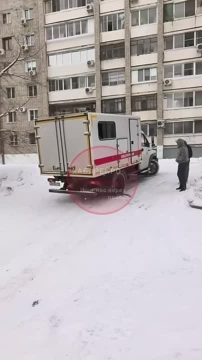 Мощный снегопад и гололёд в Хабаровске: с самого утра в городе массовые ДТП