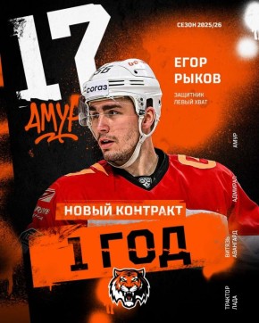 Обладатель Кубка Гагарина перешел в «Амур»