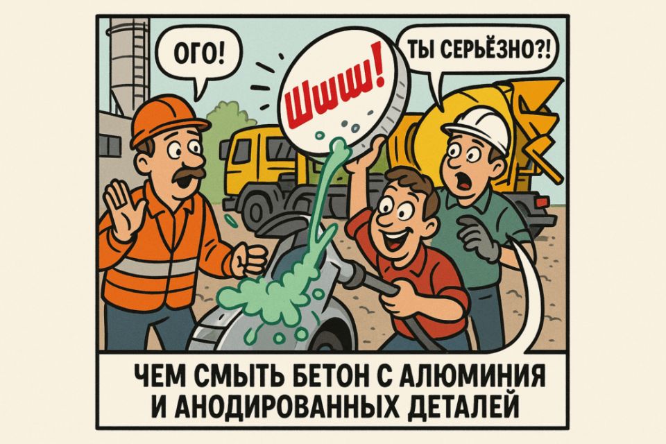 Как бережно очистить алюминий от застывшего бетона: советы и рекомендации