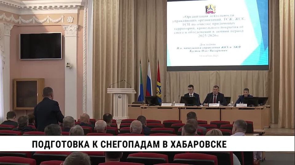 В Хабаровске готовятся к очередным снегопадам