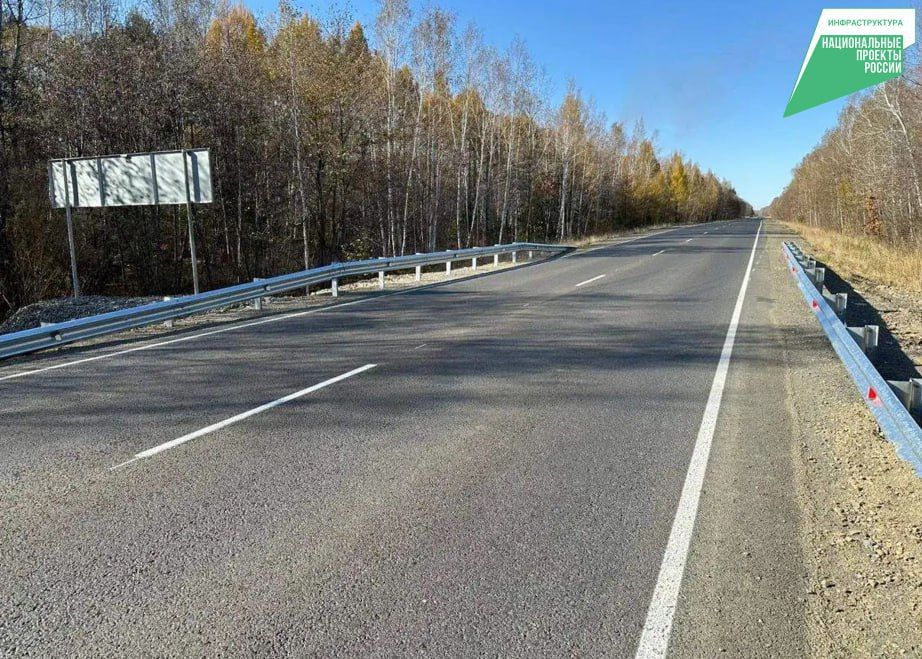 В Нанайском районе завершен ремонт автодороги «Подъезд к селу Троицкое»