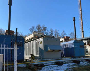 В селе Аннинские Минеральные Воды Ульчского района установили новый газопоршневой агрегат