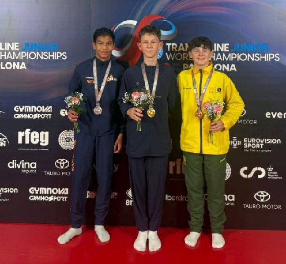 Михаил Андрейко завоевал золото Первенства мира по прыжкам на батуте Михаил Андрейко завоевал золото Первенства мира по прыжкам на батуте