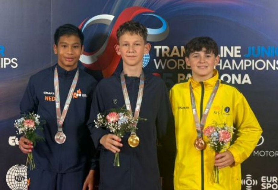 Михаил Андрейко завоевал золото Первенства мира по прыжкам на батуте Михаил Андрейко завоевал золото Первенства мира по прыжкам на батуте