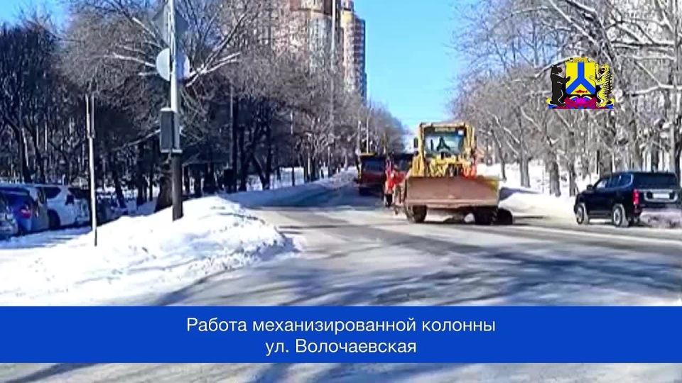 Сводка: дневная очистка дорог от снега