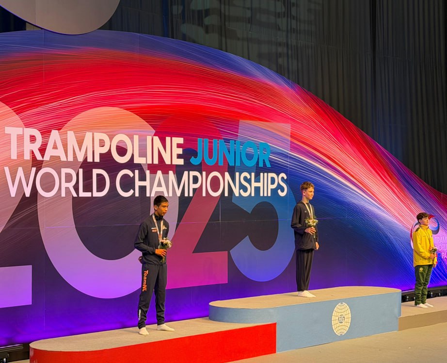 Михаил Андрейко завоевал золото Первенства мира по прыжкам на батуте Михаил Андрейко завоевал золото Первенства мира по прыжкам на батуте