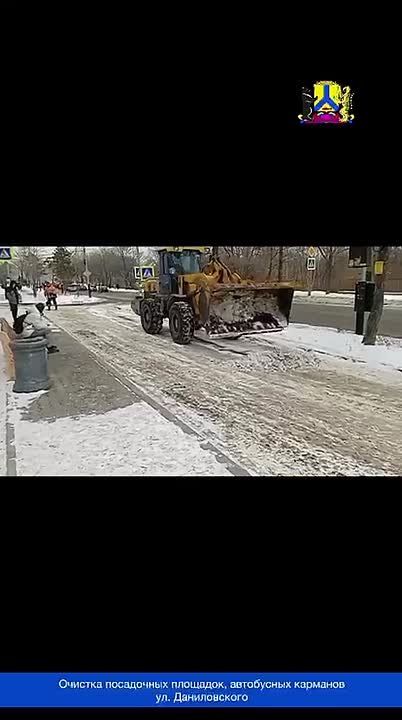 Сводка: дневная очистка дорог от снега и наледи