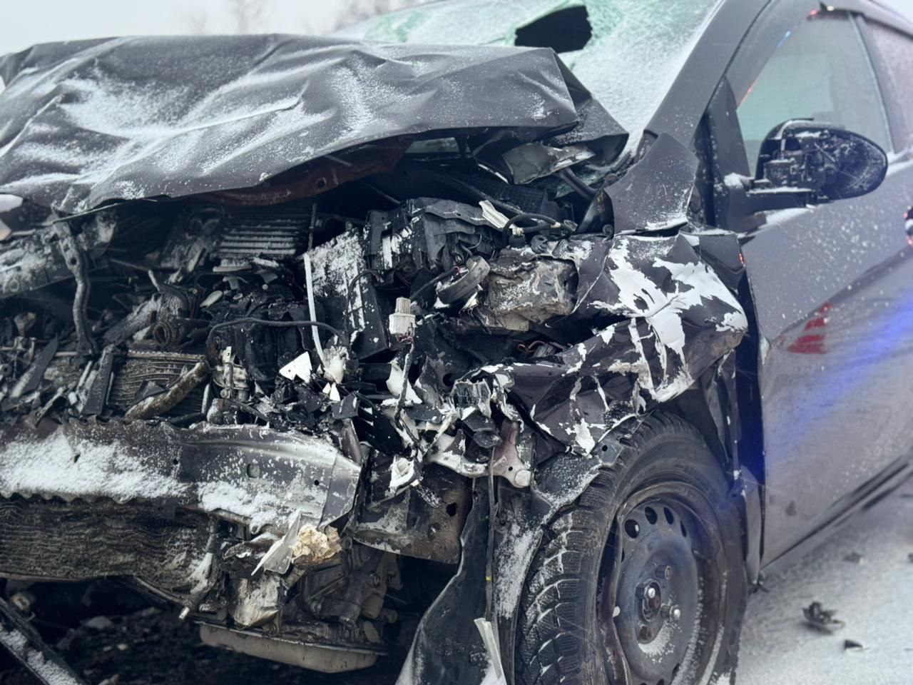 Три человека пострадали в серьезном ДТП под Комсомольском