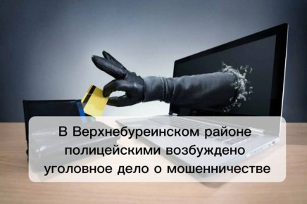 В Верхнебуреинском районе полицейскими возбуждено уголовное дело о мошенничестве