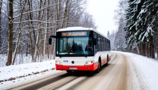 Незаконно переделанный автобус остановили на дороге в Комсомольске-на-Амуре