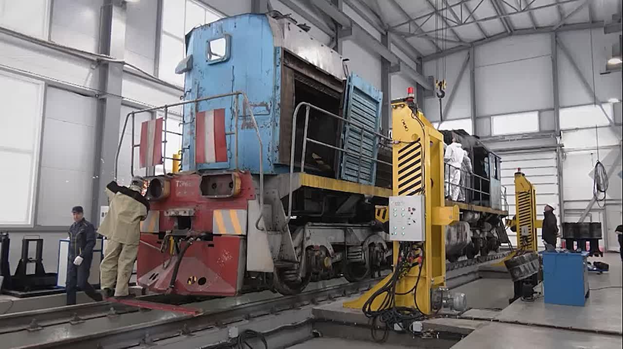 Цех для ремонта маневровых локомотивов открылся в Хабаровске