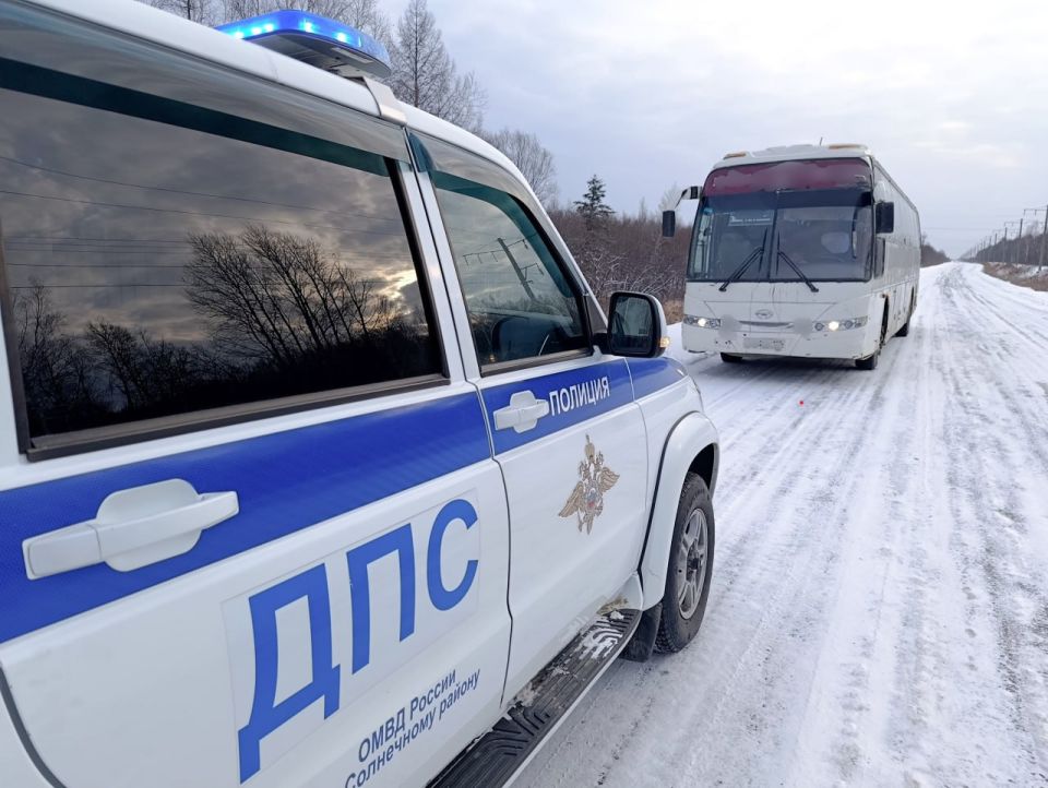 Госавтоинспекция Солнечного района подвела итоги оперативно-профилактического мероприятия «Автобус»