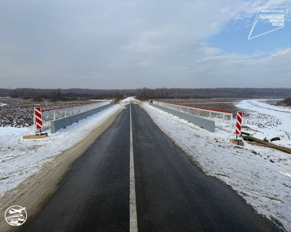 Завершается ремонт мостового перехода на подъезде к селу Малышево