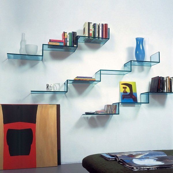 Стеклянные полки в интерьере: стиль и функциональность в каждой детали