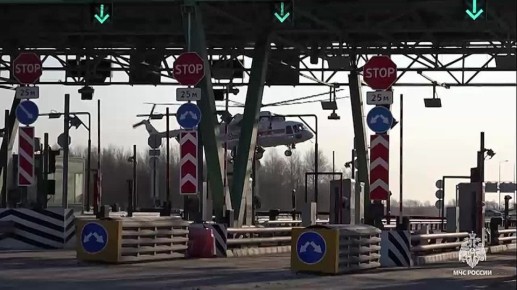 На трассе «Обход Хабаровска» прошло межведомственное учение по ликвидации последствий ДТП с возгоранием автобуса