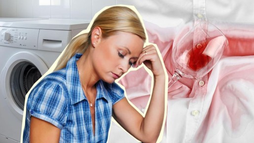 Пролитый бокал красного — больше не проблема: как вывести сложное пятно за 15 минут