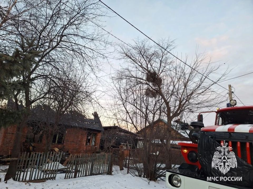 Ночной пожар унёс жизнь пенсионерки