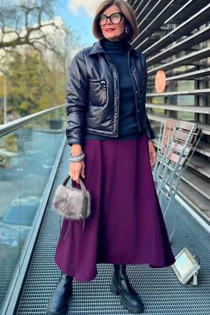 Как стильно сочетать пуховик и юбку в 2025 году: советы для каждой фигуры