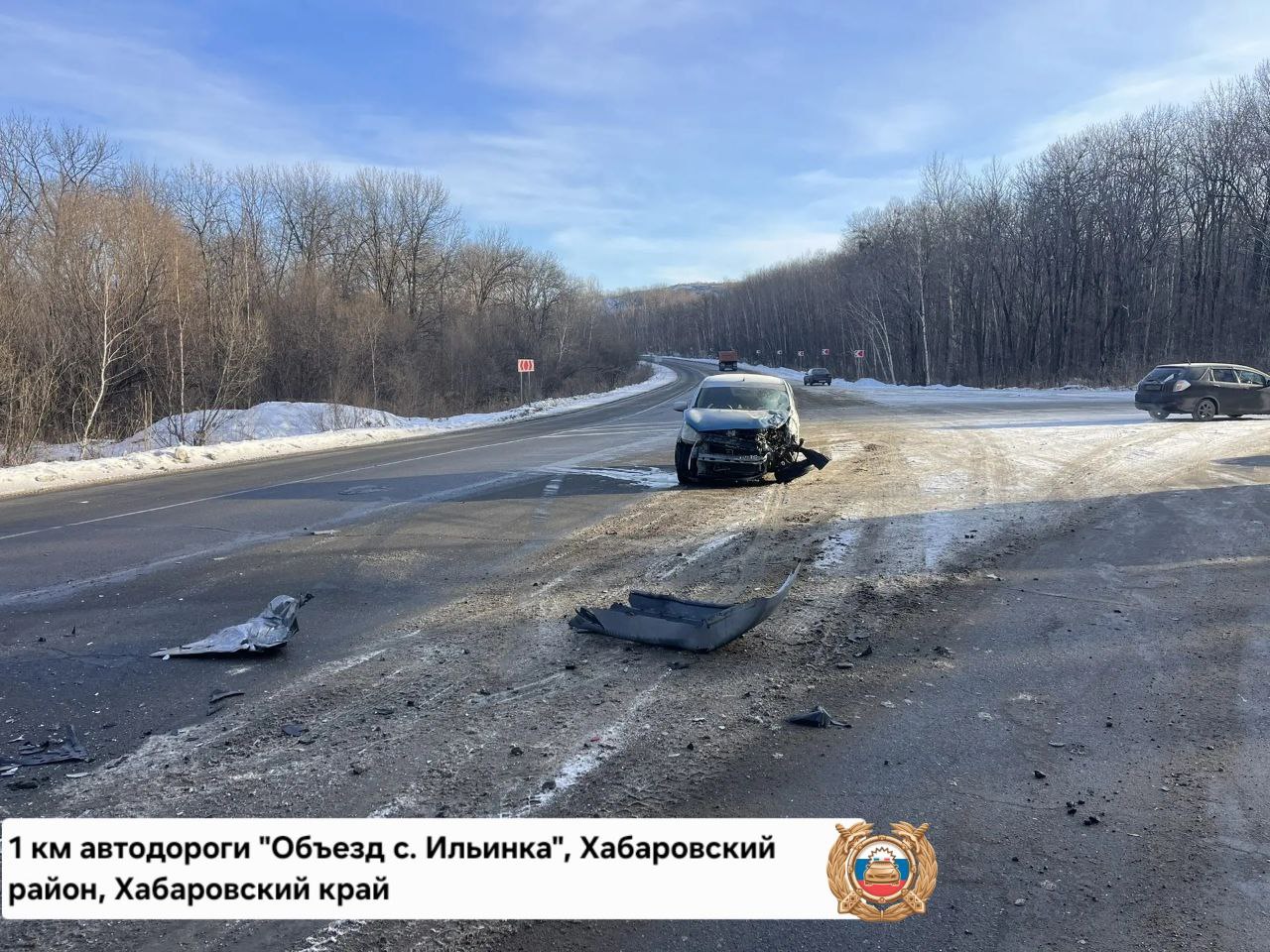 В тройном столкновении у села Ильинка погиб водитель, не имеющий права управления В тройном столкновении у села Ильинка погиб водитель, не имеющий права управления