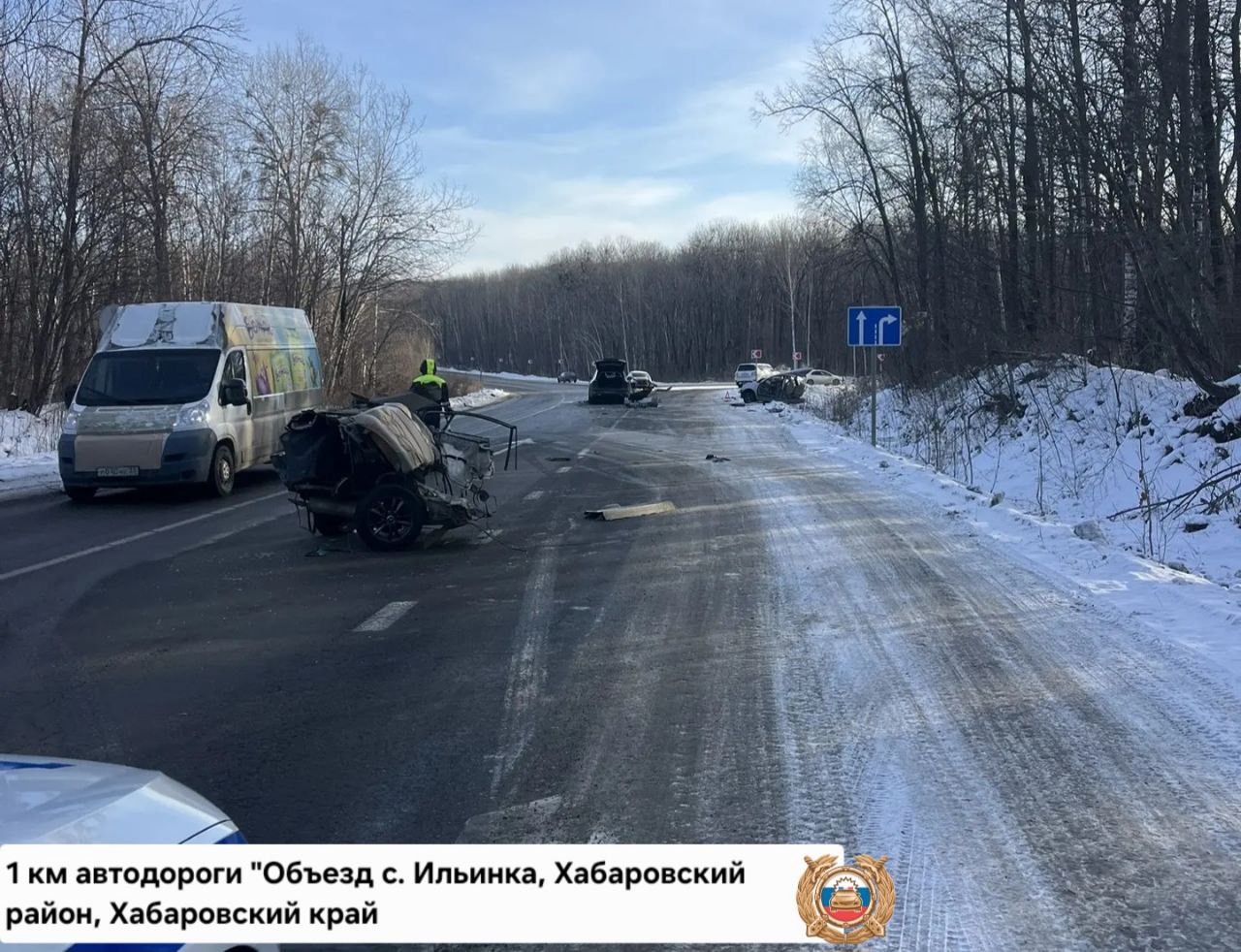 В тройном столкновении у села Ильинка погиб водитель, не имеющий права управления В тройном столкновении у села Ильинка погиб водитель, не имеющий права управления