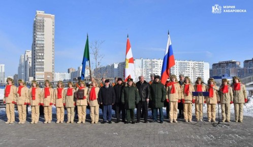 Акция «Полуденный выстрел» прошла в Хабаровске на территории Арены «Ерофей» в честь Дня Героев Отечества