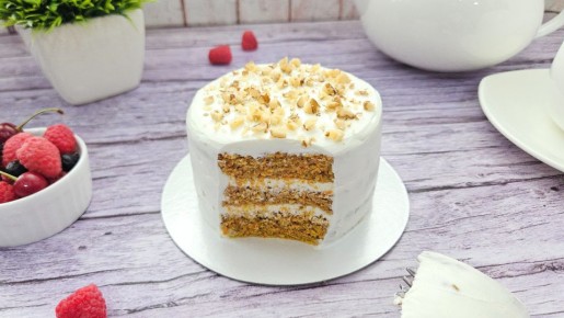 Морковный торт без глютена и сахара: простота, вкус и здоровье