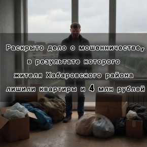 Сотрудниками уголовного розыска отдела полиции №3 УМВД России по г. Хабаровску задержана 39-летняя подозреваемая