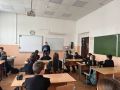 Сотрудник Госавтоинспекции города Хабаровска провел профилактическую беседу в МАОУ «Военно-морской лицей»