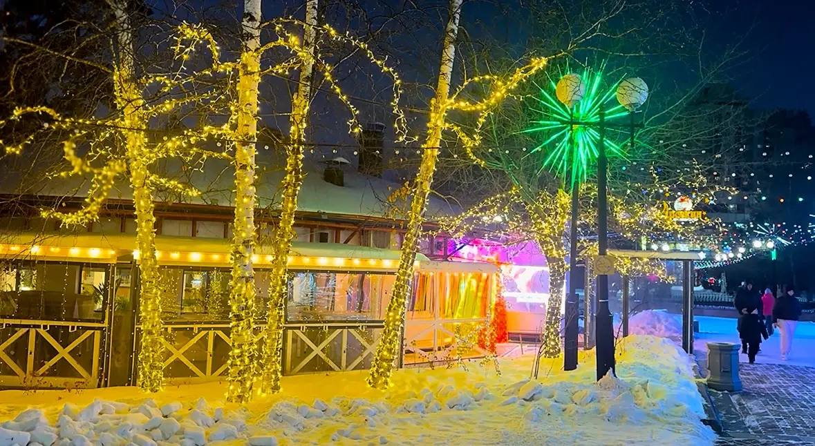 В Хабаровске активно создают новогоднюю атмосферу! В Хабаровске активно создают новогоднюю атмосферу!