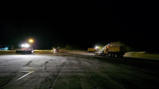 Завершены снегоочистительные работы в аэропорту Николаевска-на-Амуре*