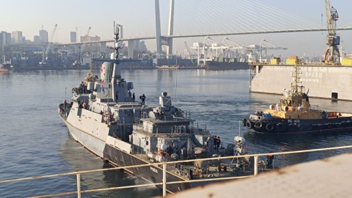 Специалисты Амурского судостроительного завода начали испытания судна «Ржев»