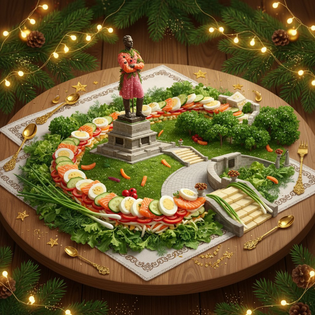 Утес-салат и памятники-нарезки Утес-салат и памятники-нарезки