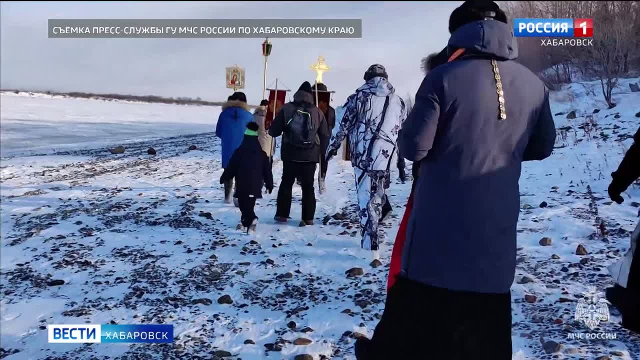 Традиционный крестный ход к часовне на Большом Уссурийском совершили верующие Хабаровска