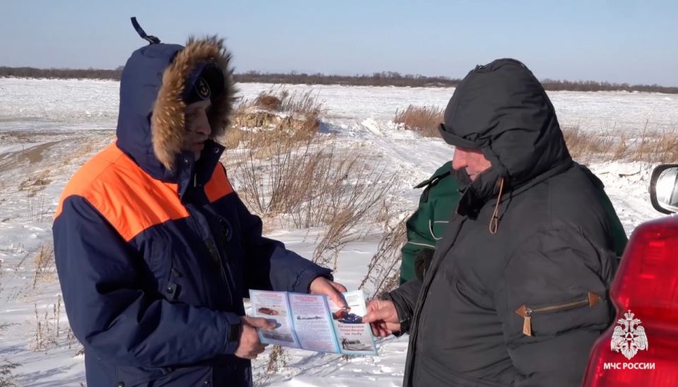 Ледовые переправы и стихийные выезды на водоёмы на контроле инспекторов ГИМС МЧС России